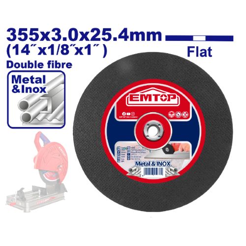 Disco para Policorte/Sensitiva (355x3.0x25.4mm). Emtop