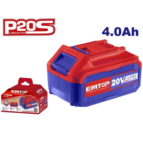 Accesorio - Bateria li-ION 20V 4.0Ah Emtop EBPK20021