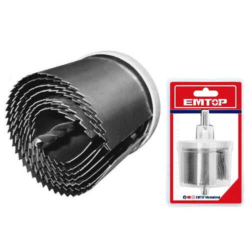 Juego de sierra copa 7 piezas. (madera y pvc) Emtop