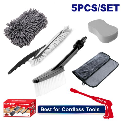 Accesorio - Juego P/ Limpieza hidrolavadora. 5pzas. Emtop