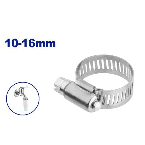 Abrazadera ajustable (10-16x8mm). Emtop