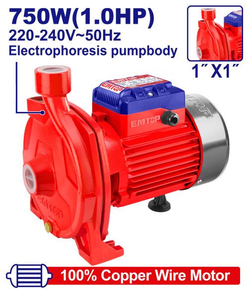 Bomba Centrifuga 1x1" 750W (C) 1HP 110l/m. Emtop