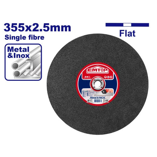 Disco para Policorte/Sensitiva (355x2.5x25.4mm). Emtop