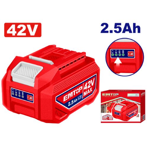 Accesorio - Bateria li-ION 42V 2.5Ah Emtop
