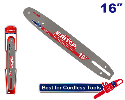 Accesorio - Espada 16" p/ Motosierra. Emtop ECSB6163