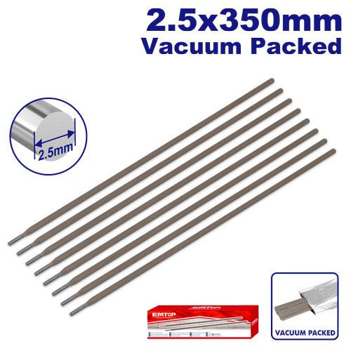 Electrodo Rutilico Industrial (2.50x350mm). x5Kg. Emtop