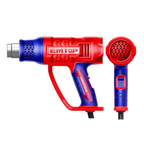 Pistola de Calor 2000W. 3 Niveles. + Acc. Emtop