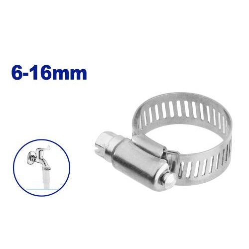 Abrazadera ajustable (6-16x8mm). Emtop