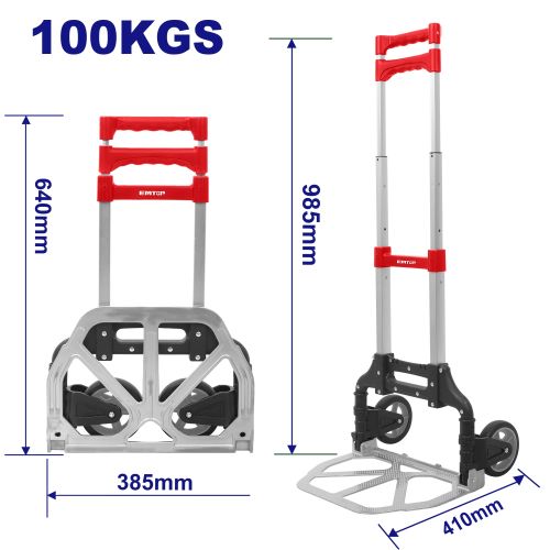 Carretilla para cajas plegable 100Kg. Emtop