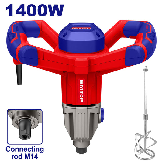 Mezclador elect. 1400W (0-500/750rpm). Emtop