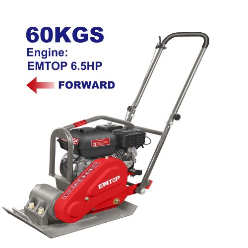 Compactador a combustion 60Kg (6.5Hp) 50x36cm Emtop
