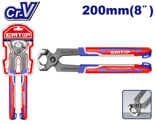 Tenaza carpintera 8" Cr-V. Emtop.