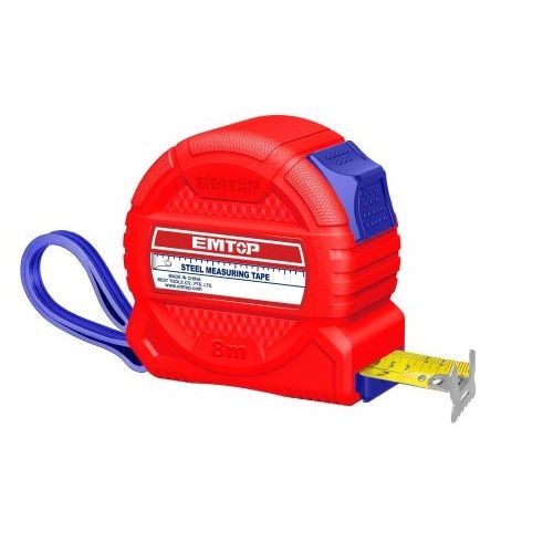 Cinta metrica Retractil 8m x 25mm. Emtop