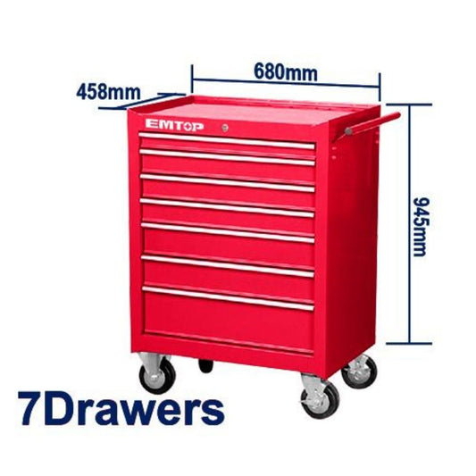 Carro Herramientas. 7 Cajones (68x46x95cm). Emtop