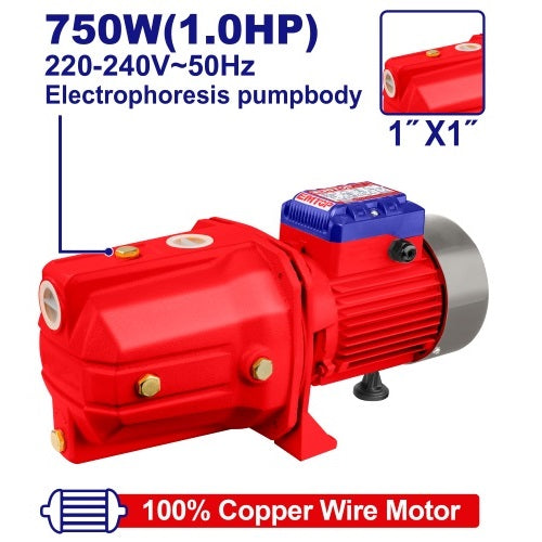 Bomba Jet Autocebante 1x1" 750W 1HP 55l/m. (9m) Emtop