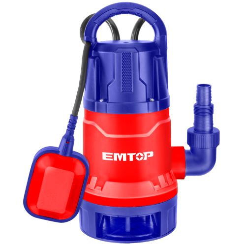 Bomba sumergible para aguas residuales 1HP (216L/min). Emtop