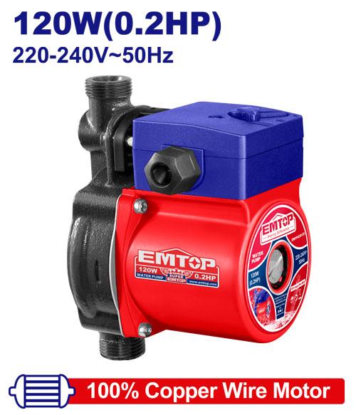 Bomba circulacion 0.2HP + presurizador 120W. Emtop