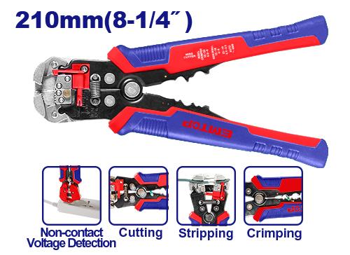 Pinza Crimpadora y Pela Cables Inteligente Industrial. Emtop